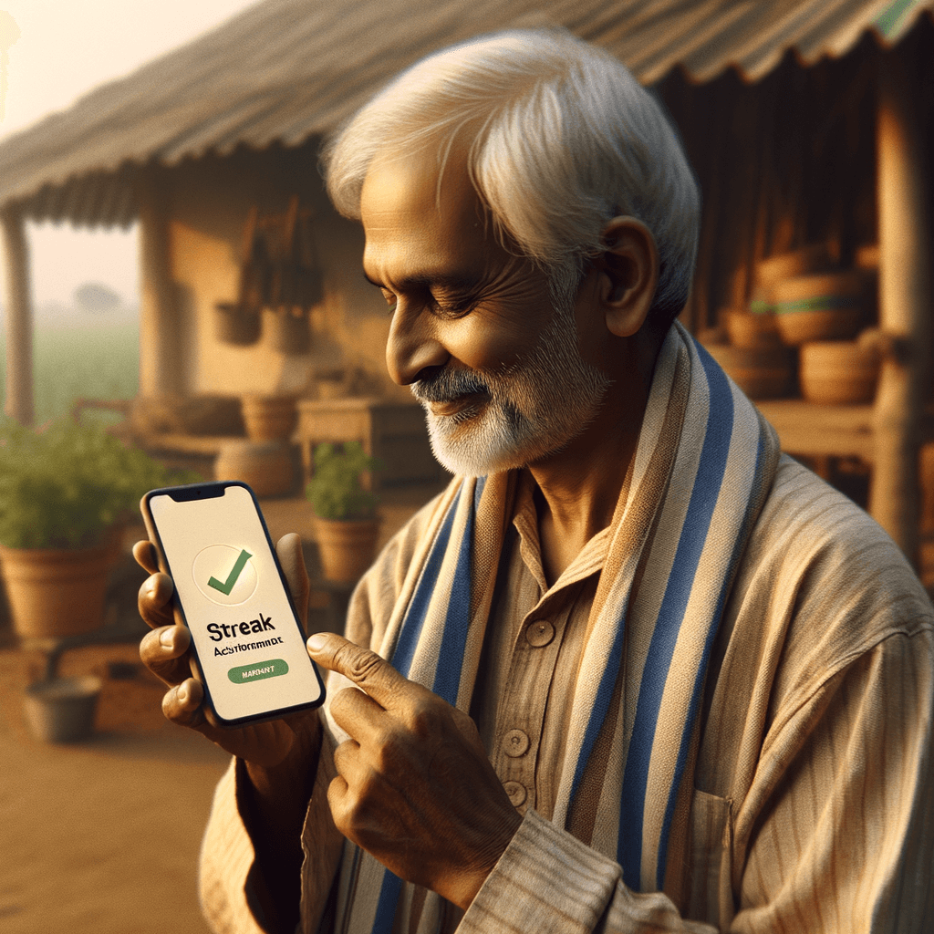 Building meditation streaks for bonus credits